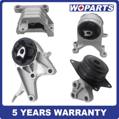 Engine AND AUTO Trans Mount Set 4PS FIT FOR 2008-2012 Chevrolet