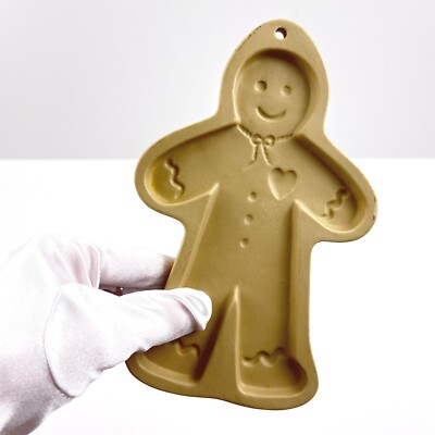 1990's Ginger Bread Man Cookie Mold by Hill Design Stoneware