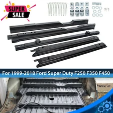 5PC Truck Long Bed Rails Floor Support For 99-18 Ford Super Duty F250 F350 F450