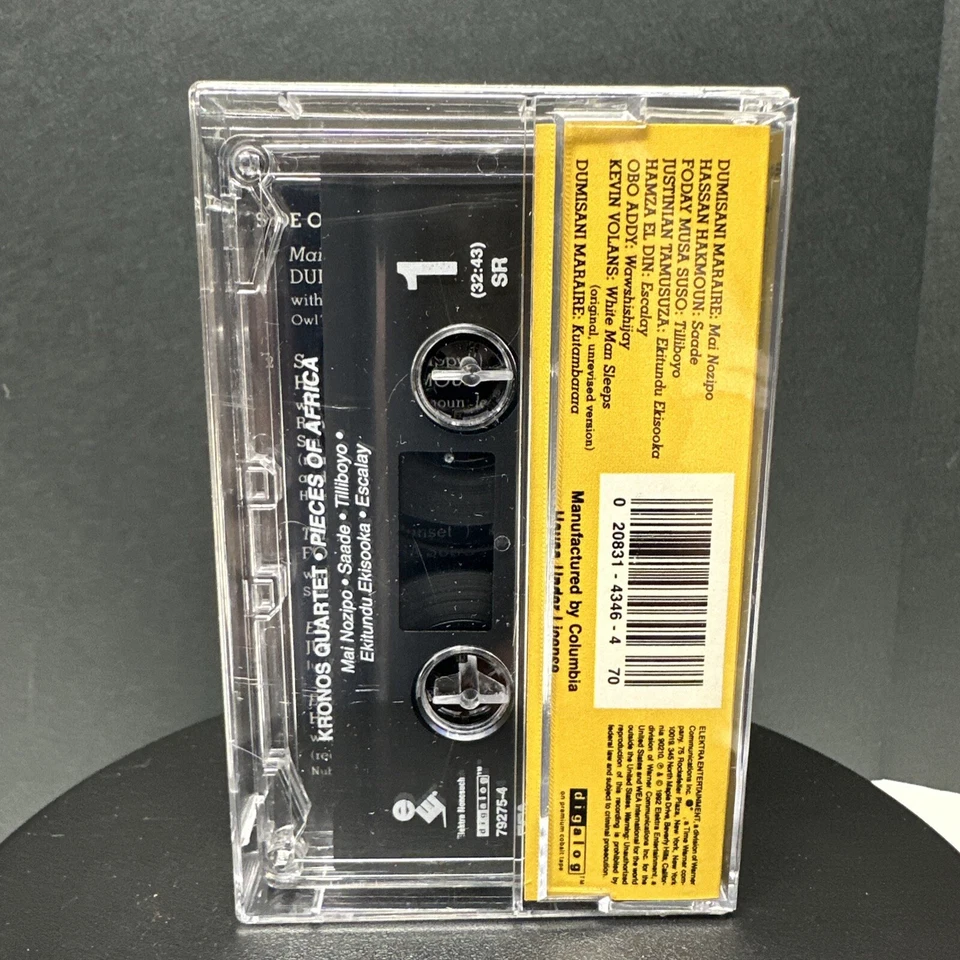 Kronos Quartet - Pieces Of Africa Cassette Tape, (1992), Afro-Cuban Jazz - Image 3 of 4