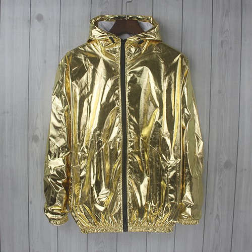 Shiny Mens Fashion Clubwear Silver Gold 