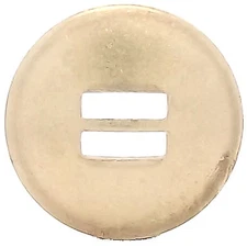 Slotted Concho 70/30 Brass Smooth 1-1/2" 1350-06