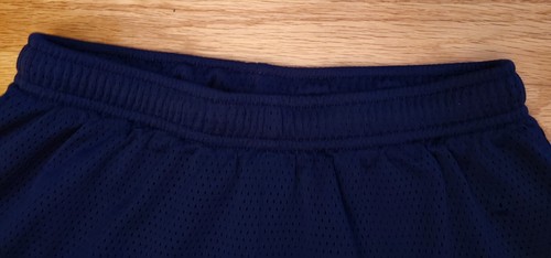 Vintage Y2K Youth Nike Mesh Shorts Size 14 Large Spell Out Logo Basketball - Picture 5 of 9