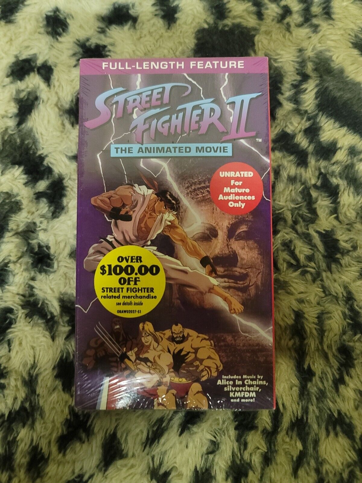 Street Fighter II V: the Unveiled Ruler vintage Anime Vhs 