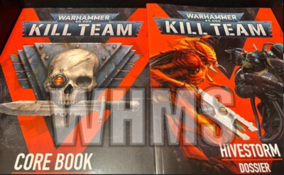 New Kill Team Core RULE BOOK & HiveStorm Rules Bundle Warhammer 40k New Edition