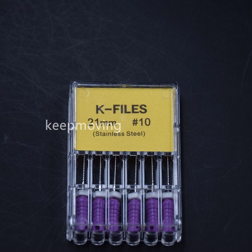 1 Pack Dental K-File Stainless Steel Endodontic Instruments Hand Use 21/25/31mm - 第 35/81 張圖片