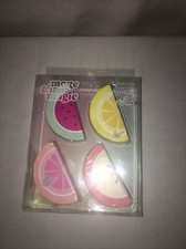 NIB 4 Count Fruit Slice More Than Magic Bath Bombs Lucky You Honeydew N
