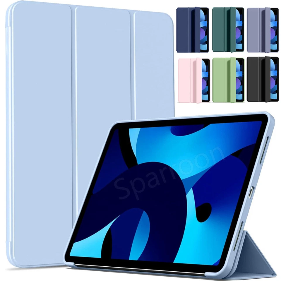 Smart Magnetic Cover For  iPad 10/9/8/7th Gen Air 1 2 3 5th 6th Mini A17 Pro 11 - Image 2 of 4