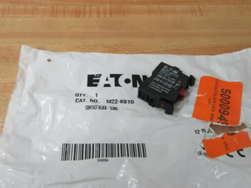 Eaton M22-K01D Cutler Hammer Contact Block M22K01D