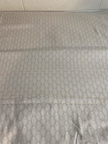Raymond Waites King flaches Laken 98"x102 100% Baumwollsatin beige Blumenmuster