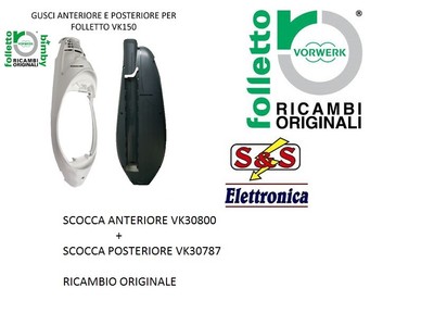 GUSCIO SCOCCA ANTERIORE ORIGINALE VORWERK PER ASPIRAPOLVERE FOLLETTO VK 135