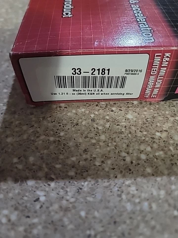 Filtro de aire K&N 33-2181 Foto 2 de 2