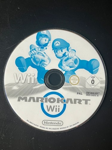 Mario Kart Nintendo Wii Loose Disc PAL game
