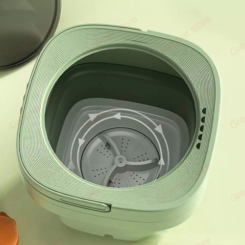 Mini Washer Portable Washing Machine Foldable Washer Spin Dryer Small Travel 11L - Picture 8 of 16