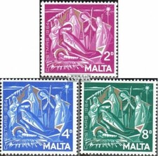 Malte 298-300 (complète.Edition.) neuf avec gomme originale 1964 Noël