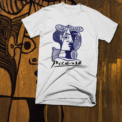 Picasso Abstract Art T-Shirt  Brooklyn New York Da Vinci  Dali New Cotton Tee