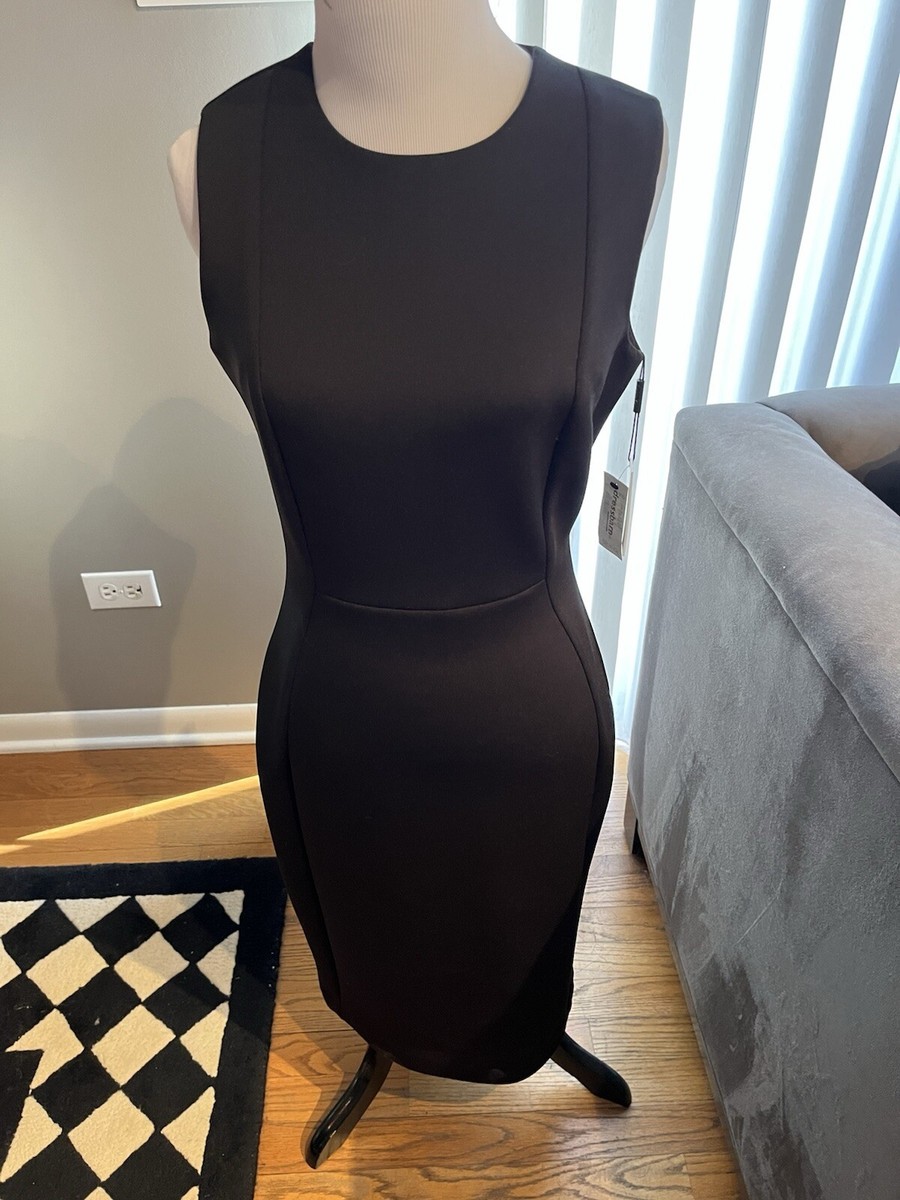 black dress calvin klein NWT Black Calvin Klein Scuba Dress. Size 4