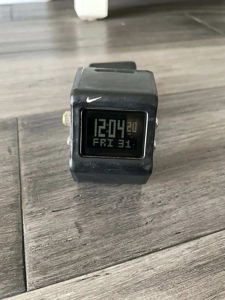 Nike Anvil WC0020 Digital Men s Watch Square Dial Black NEW BATTERY