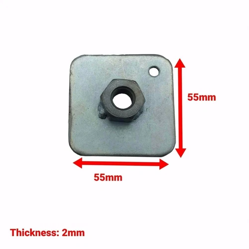 1x 55mm Securon seat/lap/harness belt spreader/mounting plate fixing mount point