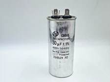 Capacitor CBB65 450VAC 30uf MFD HVAC Appliance Spade Run/Start