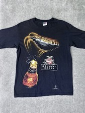Vintage 90s Miller Genuine Draft T-shirt Black Size Large
