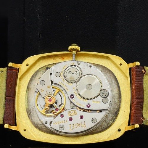 Piaget Classique 80s 18 kt gold ref 9251 Piaget 750 gold buckle manual serviced - Picture 8 of 8