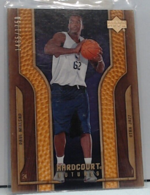 #ad #ad 2006 UPPER DECK HARDCOURT FUTURES ROOKIE PAUL MILLSAP 1750 #130 JAZZ $1.50