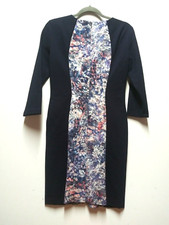 Antonio Melani Women’s sheath dress Sz 6 Navy blue purple Office Career Dinner