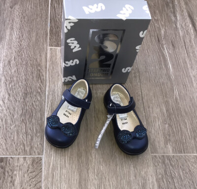 step2wo girls Blue Shoes BNIB size EU 19 uk 3infant RRP £78