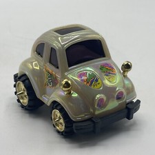 Vintage Porsche City Friction Gold Tone Wheels Rare