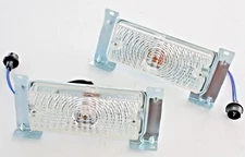 69-70 Chevy C10 Truck Front LH & RH Turn Signal Light Park Lamp Assemblies