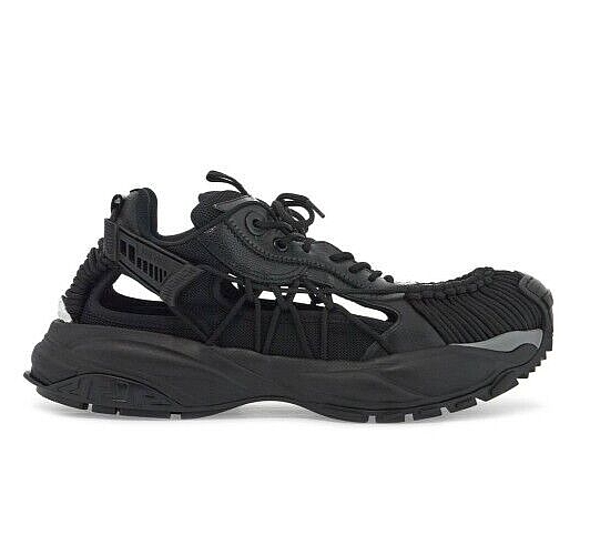 Versace Mercury MVSO1 Black Mens Sneakers Spring Summer 2025 Size EU 42 US 9