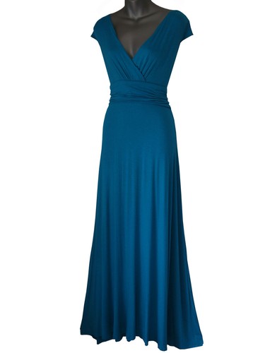 LONG FULL LENGTH MAXI EVENING COCKTAIL PARTY BALL DRESS SIZES 8 - 26 - Picture 11 of 19