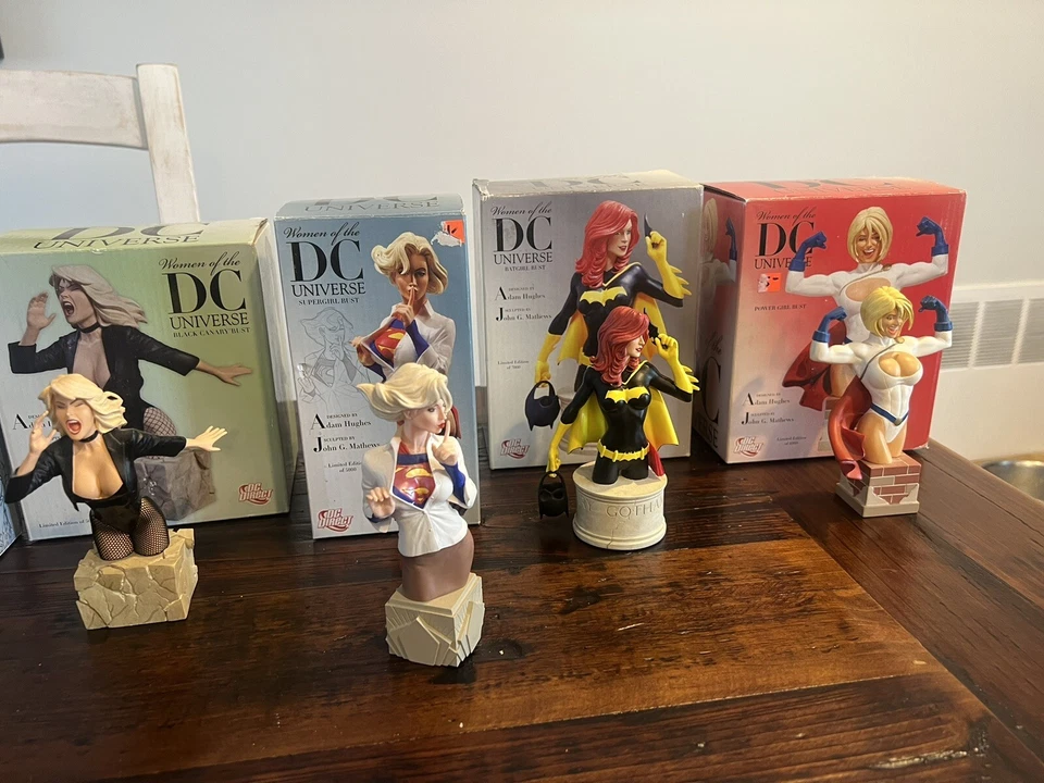 Mujeres del Universo DC, Adam Hughes Lote Mixto 7 Más 1 Gratis (usado) En Caja Foto 3 de 4