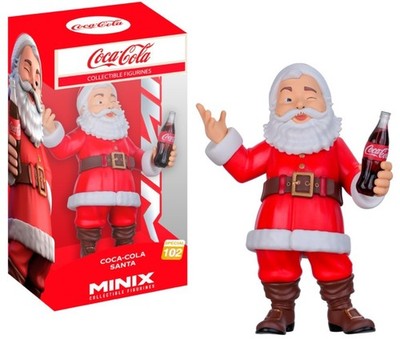 Minix Special Series #102 Coca-Cola Santa Claus Figurine 4.75 inch Vinyl Figure