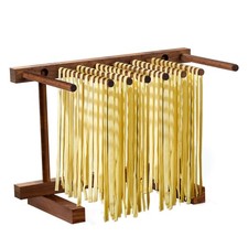 Collapsible Pasta Drying Rack, Spaghetti Dryer for Homemade Noodle, Natural W...