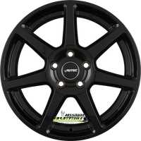 4X Autec Typ Te - Tallin Ece Schwarz 8X19 ET55 - LK5/108 ML63.3 Felge Alu