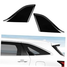 Side Window Louvers Shade Trim Cover Compatible with for 2021 2022 Glossy black