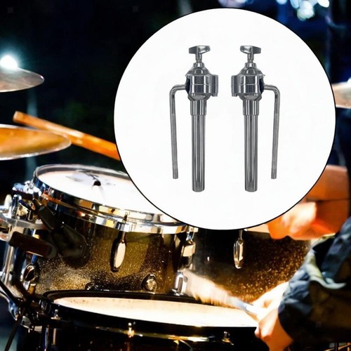 2 Stück Beckenständer Tom Halterung für Performance Jazz Drum Set Percussion - Bild 5 von 6