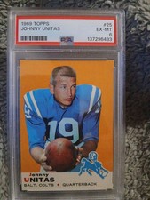 1969 Topps - Johnny Unitas #25 PSA 6