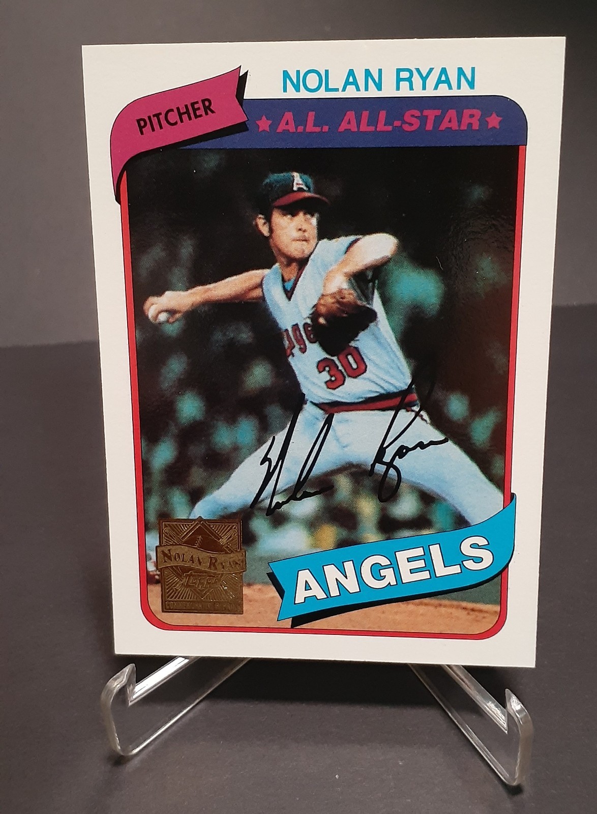 2000 Topps Commemorative Nolan Ryan #580 (1980 Reprint #13 of 27) 50 years NM