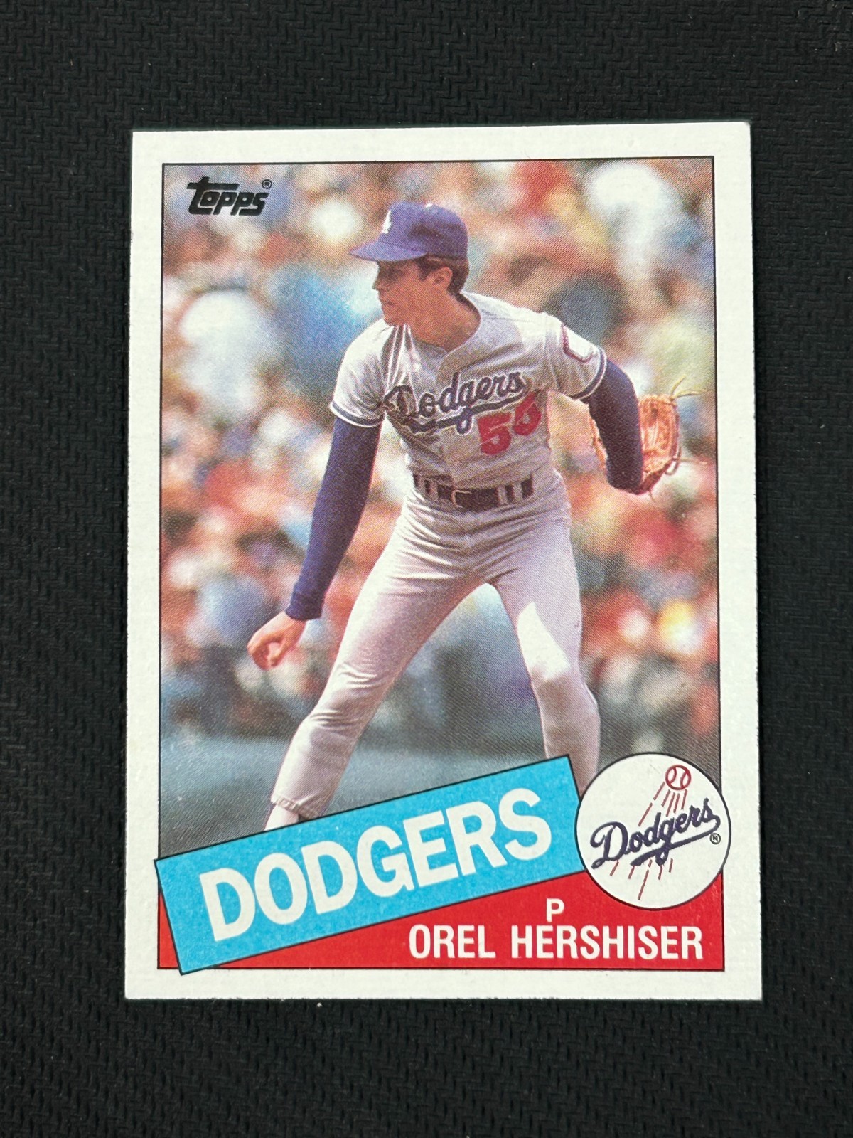 1985 Topps - Orel Hershiser #493 (RC) @QL08