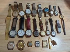 Vintage Watch Lot Bundle Seiko Timex Pulsar Gruen Citizen Swiss Most Running
