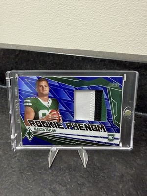 2025 Panini Phoenix NFL Rookie Phenom Patches Mason Taylor (RC) N.Y. Jets #/199