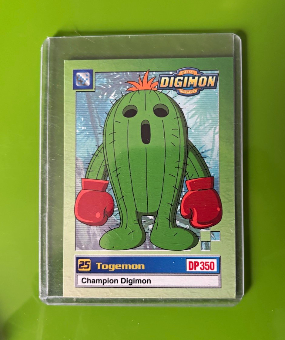Upper Deck Digimon Togemon Card #25 Champion Stage DP350 Holo English 2000