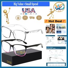 Unisex Blue Light Blocking Glasses Computer Reading Gaming TV Phones UV 400