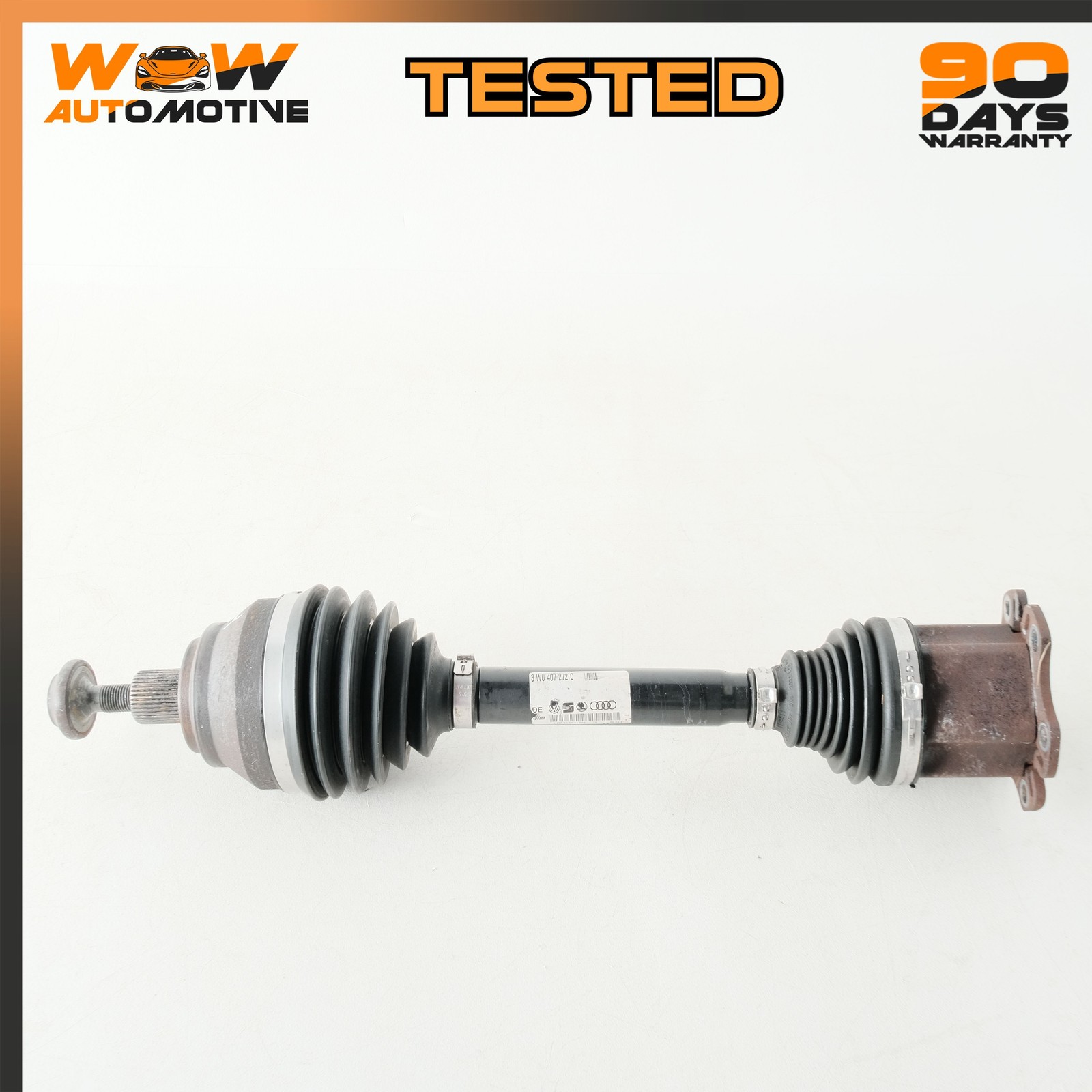 04-13 BENTLEY CONTINENTAL FLYING SPUR GTC GT FRONT RIGHT CV AXLE DRIVE SHAFT OEM