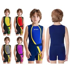Kids Boys Gymnastics Dance Costume Sport Jumpsuit Bodysuit And Shorts Training