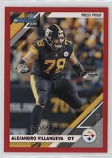 2019 Panini Donruss Press Proof Red Alejandro Villanueva #217 oy2