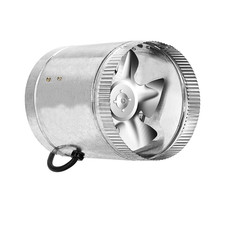 6" 150mm Metal Duct Booster Fan – Inline Ventilation Airflow Extractor